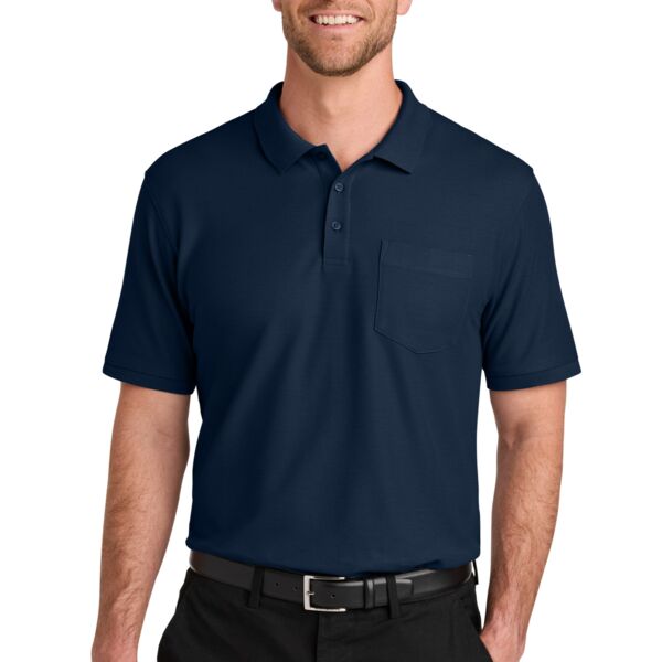 Tall Wearever Signature Pique Pocket Polo Thumbnail