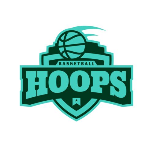 Hoops Basketball logo template 02 Thumbnail