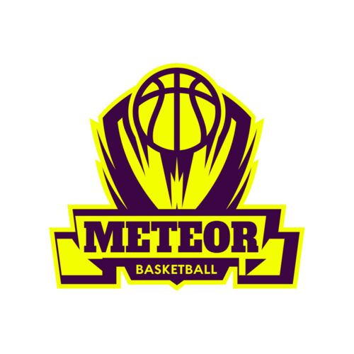 Meteor Basketball Logo Template Thumbnail