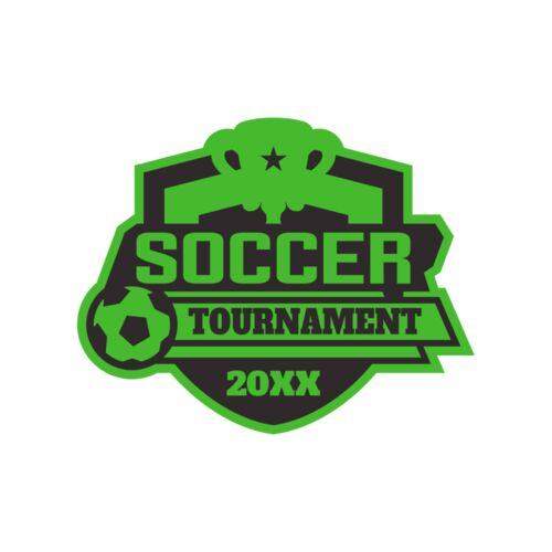 Soccer Tournament logo template 02 Thumbnail