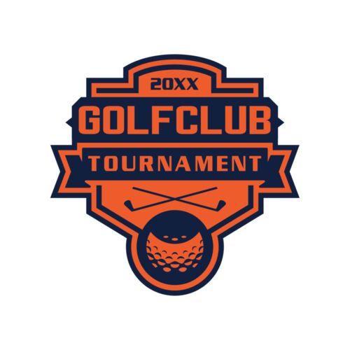 Golf club Tournament logo template 02 Thumbnail
