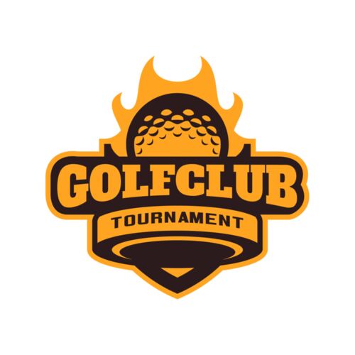 Golf Club Tournament logo template 04 Thumbnail