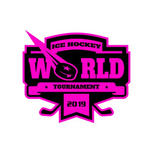 World Ice Hockey Tournament logo template Thumbnail