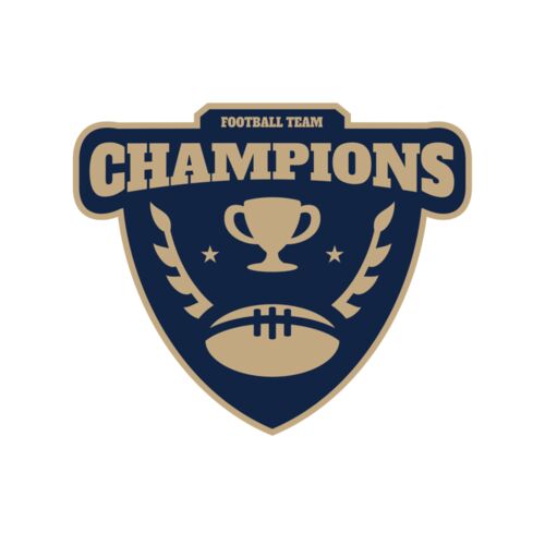 Champions Football Team logo template Thumbnail