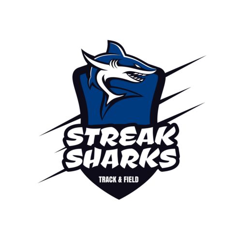 Sharks Track & Field Team Logo 01 Thumbnail