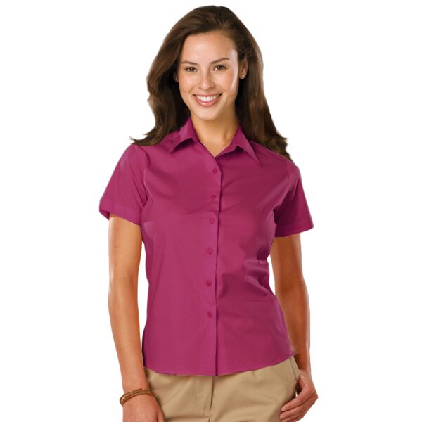 Stretch Poplin Short Sleeve Thumbnail
