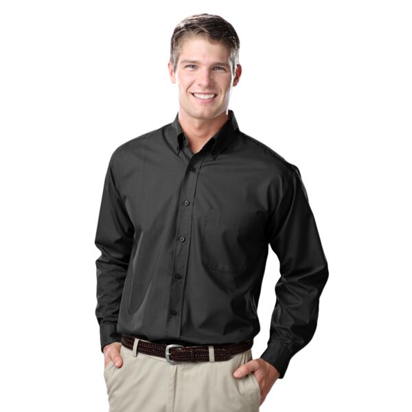 MEN'S LONG SLEEVE LIGHT WEIGHT POPLIN SHIRT Thumbnail