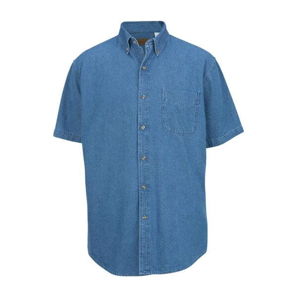 Denim Midweight Short Sleeve Shirt Thumbnail