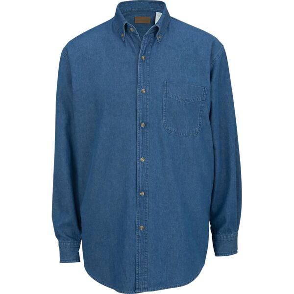 Denim Midweight Long Sleeve Shirt Thumbnail