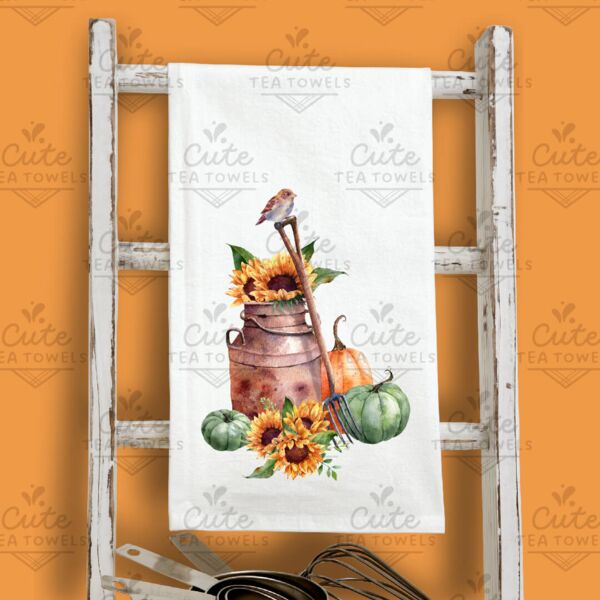 Fall-Sunflowers-Milk Jug-Pumpkins Thumbnail