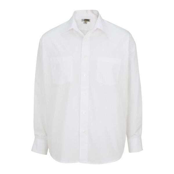 Men's 2-Pocket Broadcloth Long Sleeve Shirt Thumbnail