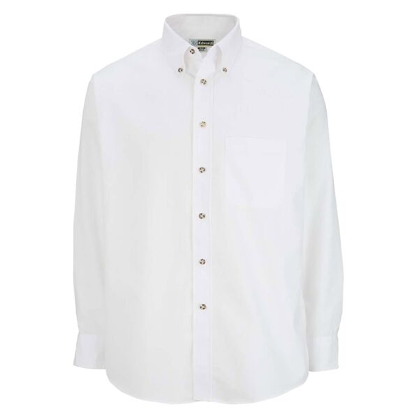 Men's Easy Care Long Sleeve Poplin Shirt Thumbnail