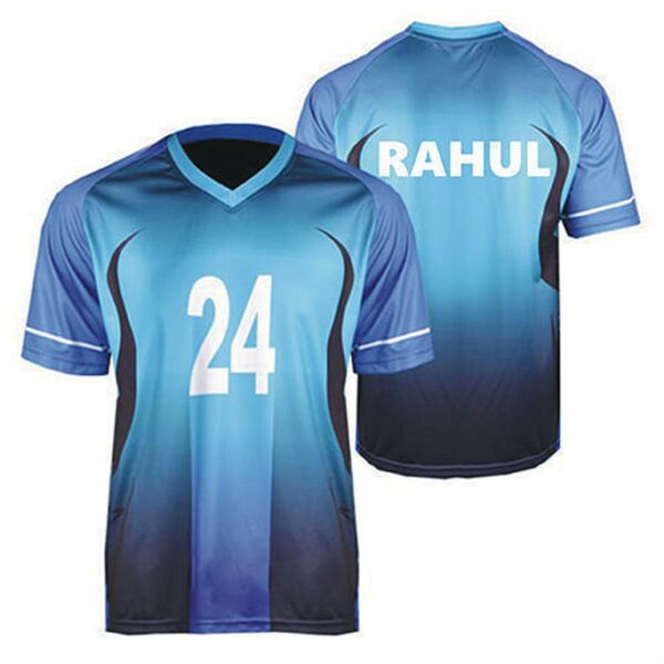 Custom Full Color Short Sleeve V Neck Baseball Team Jersey Thumbnail