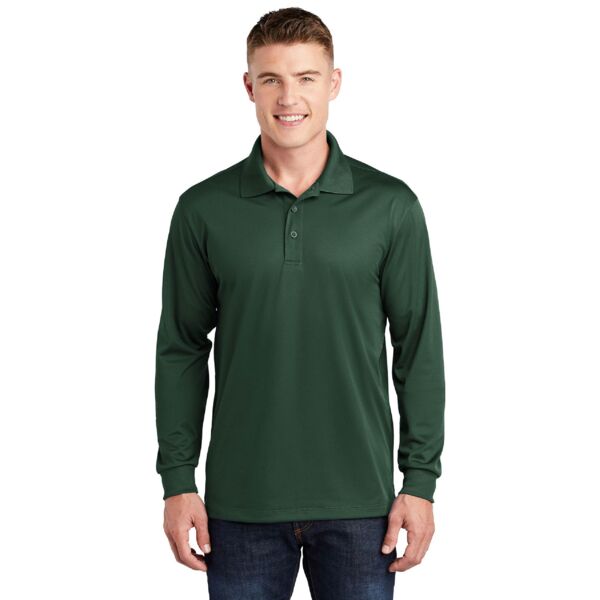 Long Sleeve Micropique Sport Wick ® Polo Thumbnail