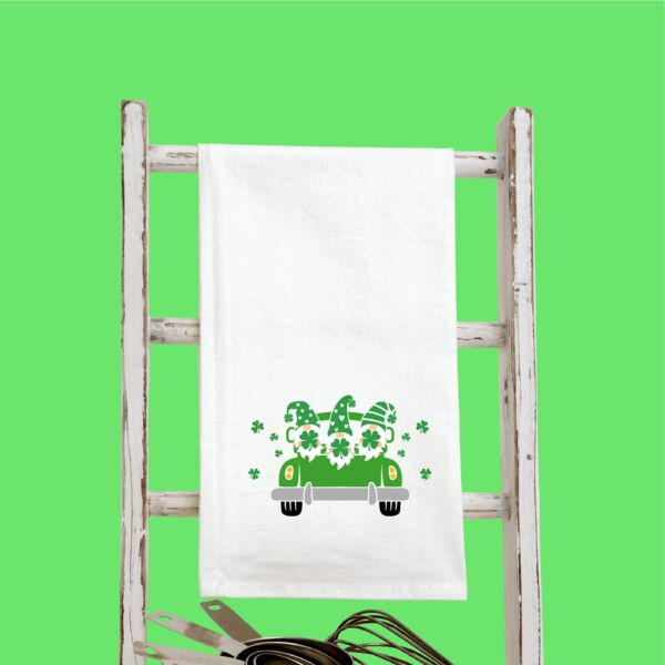 St Patrick-St patricks day gnomes riding truck Thumbnail