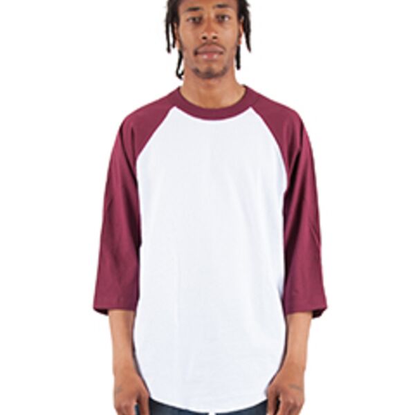 Adult 6 oz., 3/4-Sleeve Raglan T-Shirt Thumbnail