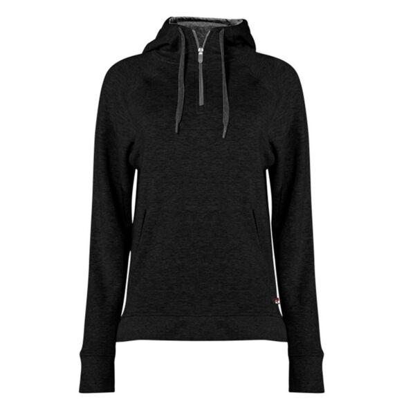 FitFlex Women's French Terry Hooded Quarter-Zip Thumbnail