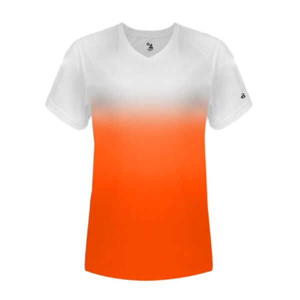 Women's V-Neck Ombre T-Shirt Thumbnail