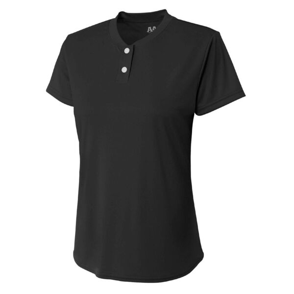 Womens 2-Button Tek Henley Thumbnail