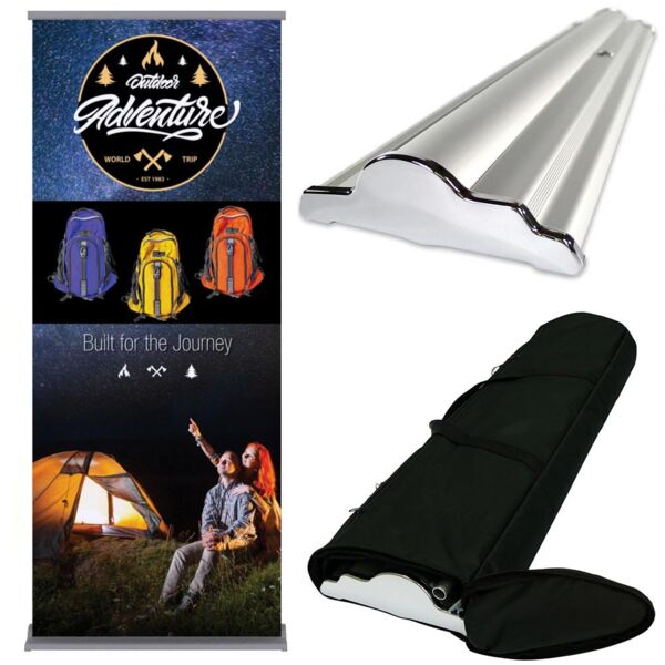 Custom Retractable Banner, Better, 33.5"x80", Carrying Bag  Thumbnail
