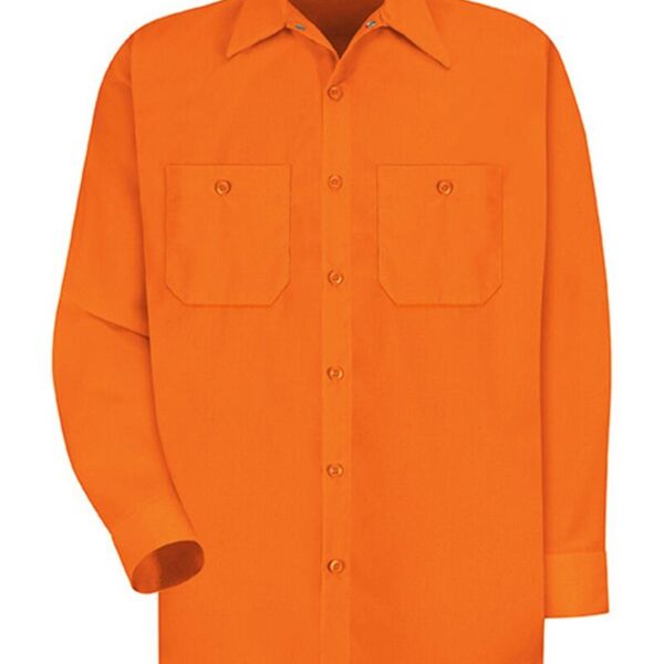 Enhanced Visibility Long Sleeve Work Shirt Long Sizes Thumbnail