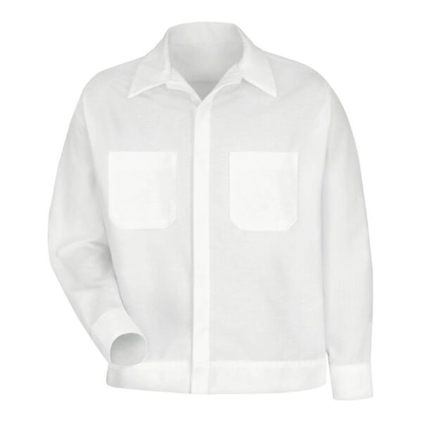 Button-Front Shirt Jacket - Long Sizes Thumbnail