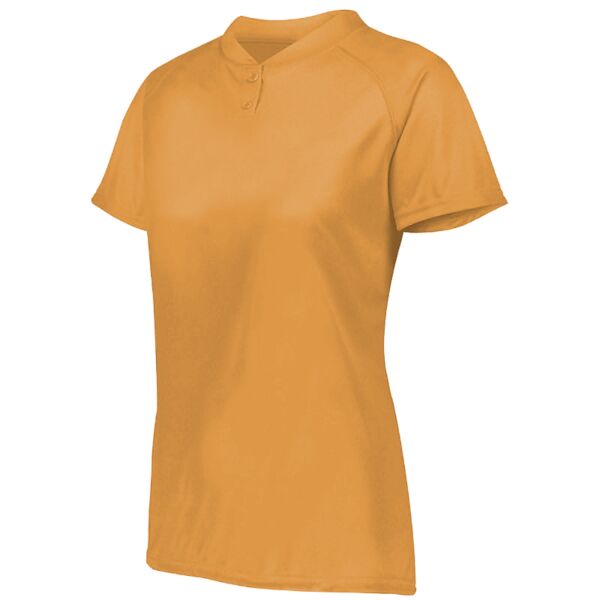 Ladies Attain Wicking Two-Button Softball Jersey Thumbnail