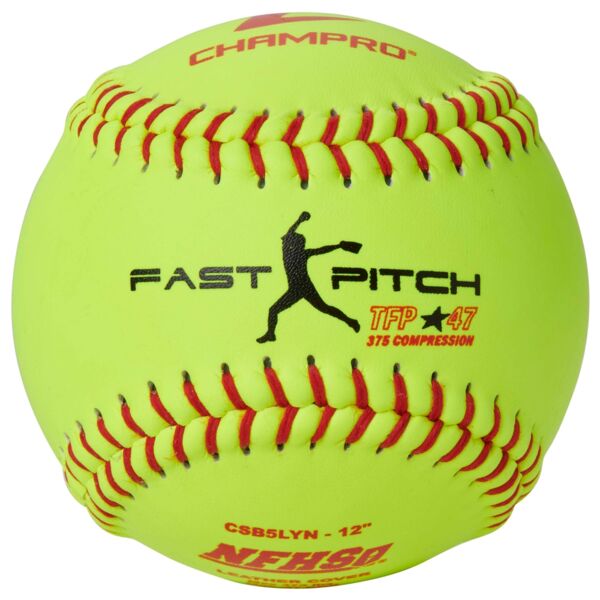 NFHS - 12" Fast Pitch - Leather Cover .47COR Thumbnail
