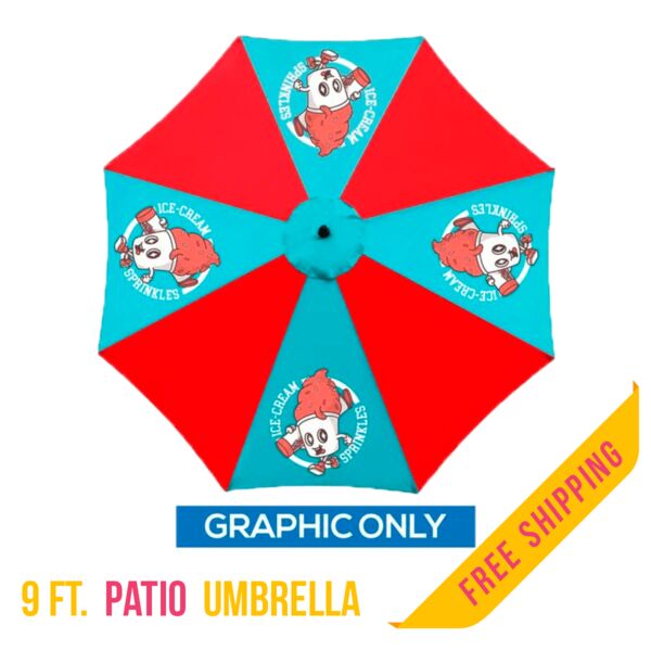 9 ft. Patio Umbrella-Graphic Only Thumbnail