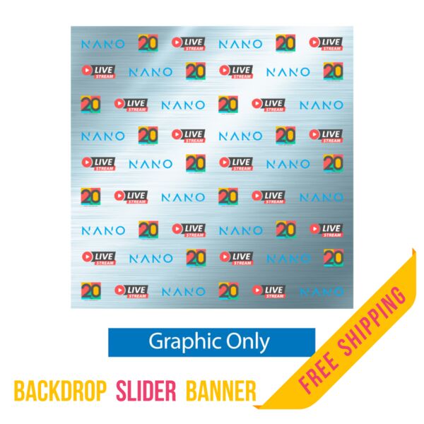 Custom Backdrop, 8'x7.5', Graphic Only Thumbnail