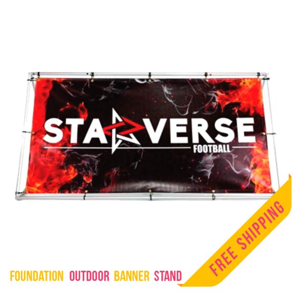 Foundation Outdoor Banner Stand - Single Sided - Graphic Package Thumbnail