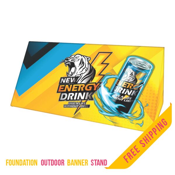 Foundation Outdoor Banner Stand - Full Wrapped - Graphic Package Thumbnail