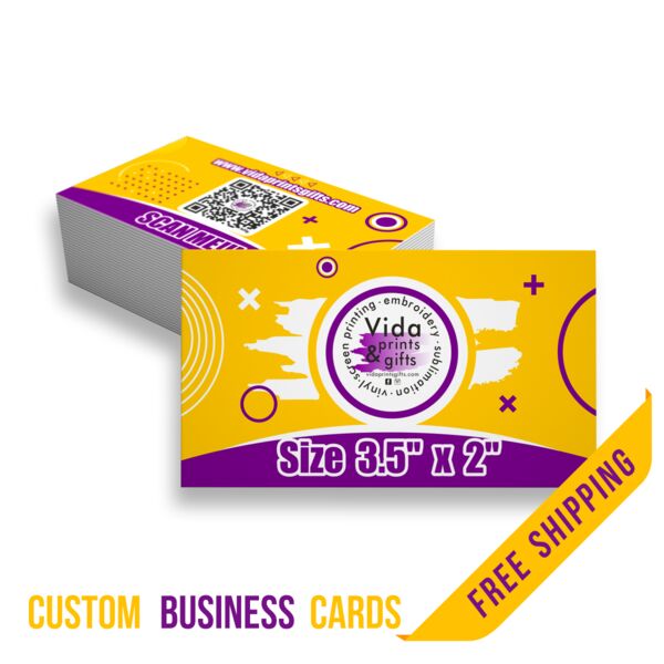 Business Cards, 3.5"x2", Full Color, 2 Sided, 14pt - Gloss & Matte Cover Thumbnail