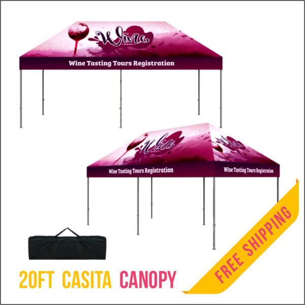 Custom 20 ft. Aluminum Canopy Tent Thumbnail