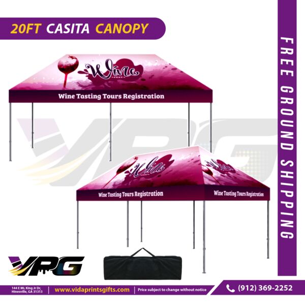 20FT Aluminum Casita Canopy Pop Up Tent Thumbnail