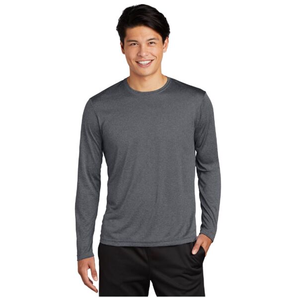 Unisex Poly Heather Long Sleeve T-Shirt Thumbnail