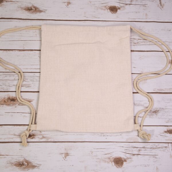 Linen Drawstring Bag - 11.5" x 15.5" Thumbnail