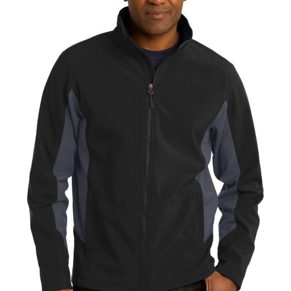 PA Core Colorblock Soft Shell Jacket J318 Thumbnail