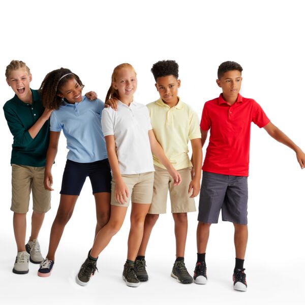 S/S Picot Collar Interlock Polo Thumbnail