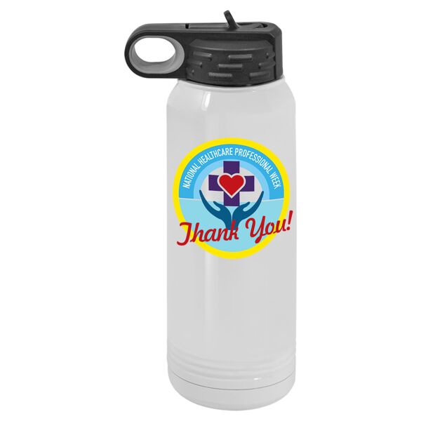 30 oz. White Sublimatable Water Bottle-Polar Camel Thumbnail