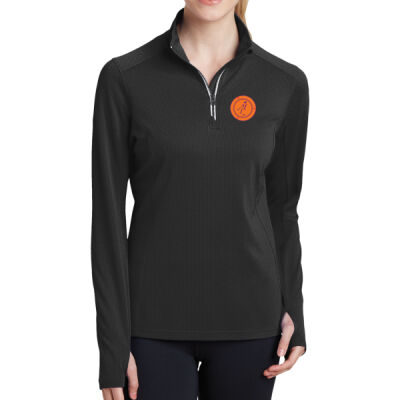 Ladies Sport-Wick® Textured 1/4-Zip Pullover Thumbnail