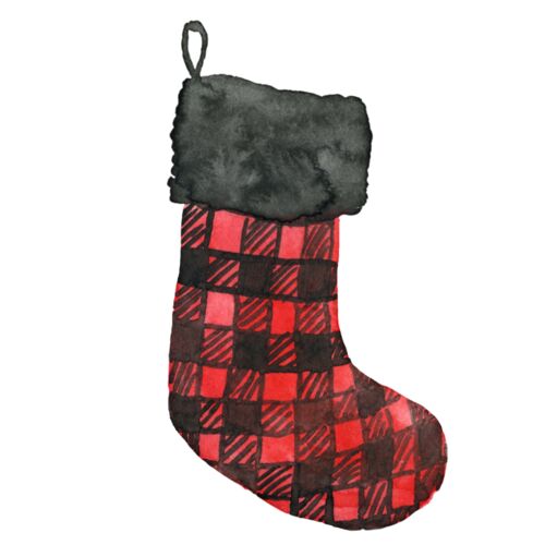 Flannel Stocking  Thumbnail