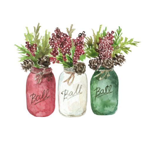 Ball  Christmas Jars Thumbnail