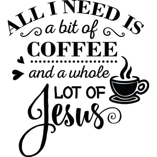 All I need is a bit of coffee and Jesus Thumbnail
