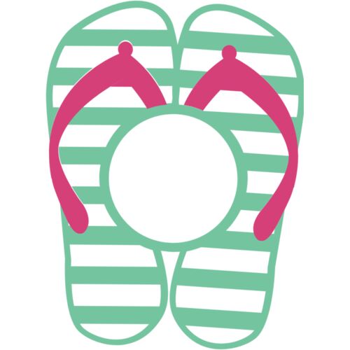 flip flops circle Thumbnail