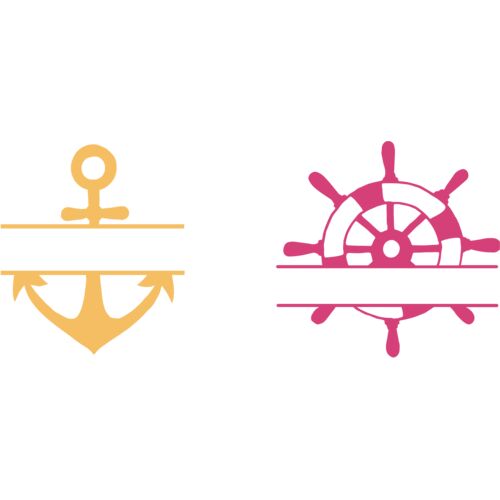 anchor wheel monogram Thumbnail