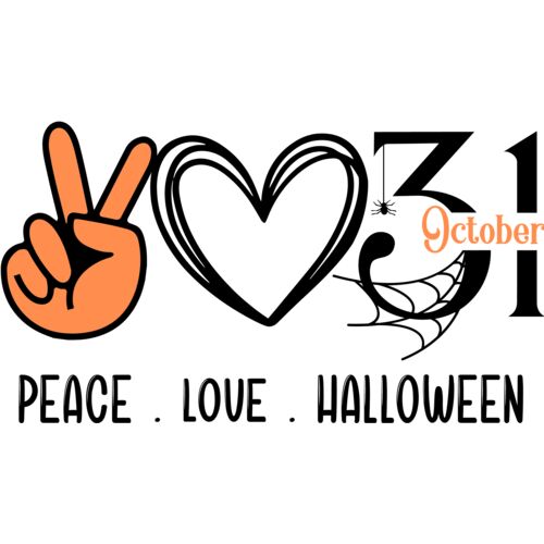 PEACE LOVE HALLOWEEN 03 Thumbnail