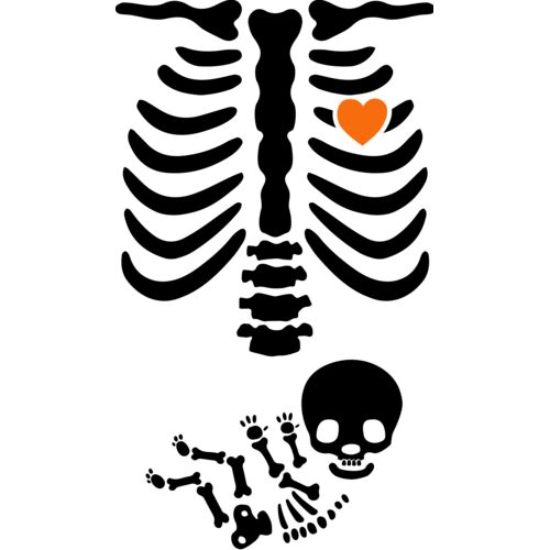 Pregnant Shirt Skeleton Thumbnail
