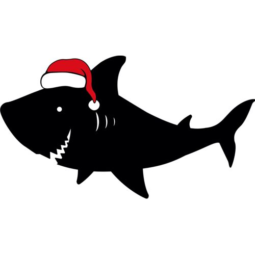 Christmas chark silhouette Thumbnail