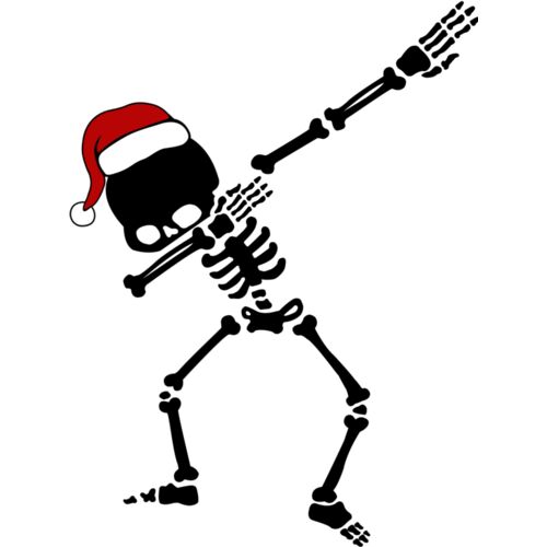 Christmas dabbing skeleton Thumbnail